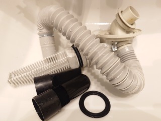 パナソニックドラム式洗濯機NA-LX129B排水トラップ洗浄