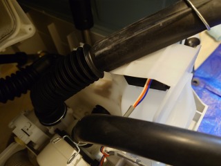 パナソニックドラム式洗濯機NA-LX129B排水ユニット洗浄