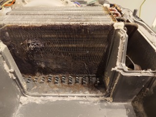 パナソニックドラム式洗濯機NA-LX129Bヒートポンプ汚れ