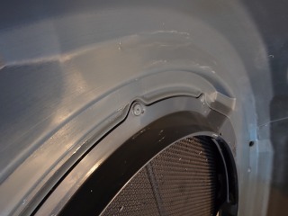 パナソニックドラム式洗濯機NA-LX129B脱水受けカバー洗浄