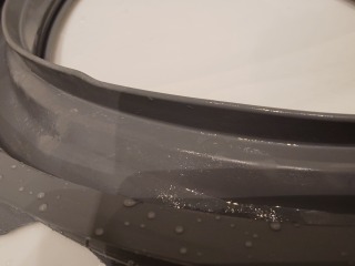 パナソニックドラム式洗濯機NA-LX129B窓パッキン洗浄