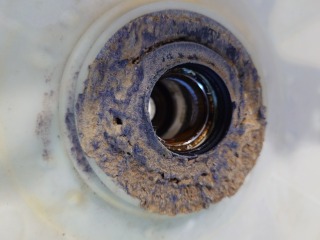 パナソニックドラム式洗濯機NA-VX8600ベアリング汚れ