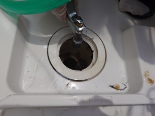 パナソニックドラム式洗濯機NA-VX8600排水口洗浄