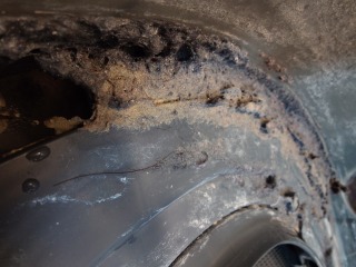 パナソニックドラム式洗濯機NA-VX8600脱水受けカバー汚れ