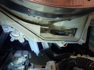 パナソニックドラム式洗濯機NA-VX8600洗濯槽取付