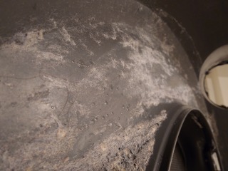 東芝ドラム式洗濯機TW-127XP3脱水受けカバー綿ぼこり