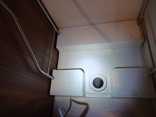 東芝ドラム式洗濯機TW-127XP3洗濯パン清掃