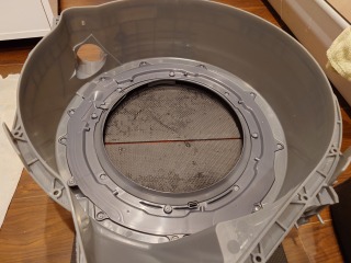 パナソニックドラム式洗濯機NA-VX9900脱水受けカバー交換