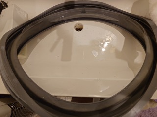 パナソニックドラム式洗濯機NA-VX9900窓パッキン洗浄