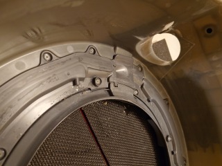 パナソニックドラム式洗濯機NA-VX900A脱水受けカバー洗浄