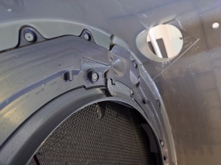 パナソニックドラム式洗濯機NA-VX900A脱水受けカバー洗浄