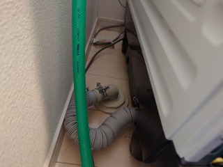 パナソニックドラム式洗濯機NA-VX900A排水口